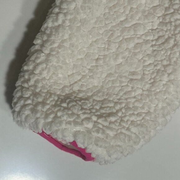 Birch & Stone SZ12 Girls Ivory Sherpa Parka Jacket Y2K Comfy Outdoor Layering Pi - Picture 5 of 10